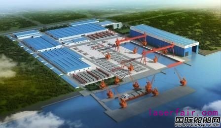 招商工業海門基地國內首個室內干船塢順利推進