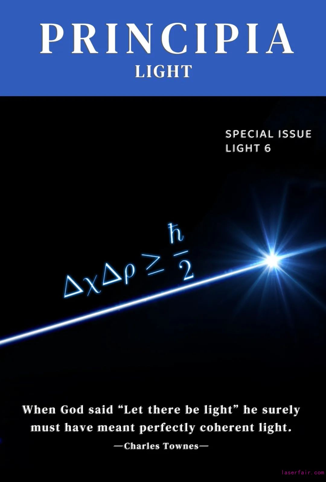 激光束中所含有的大量以相同相位運動的光子的波長，決定了激光的顏色。| 圖片來源：Peng Jiajie / Wikimedia Commons