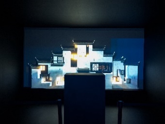 美輪美奐的《徽派建筑時光之美》藝術展。受訪方供圖