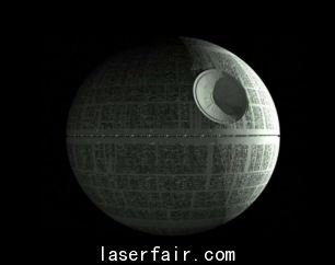 電影《星球大戰》里的死亡恒星,它能夠發射強大的激光摧毀星球。