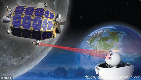 美國宇航局的月球激光通信演示包括月球大氣與塵埃環境探測器和地球間的雙向激光通信。它展示了這樣一個方法可能傳輸大量數據。這意味著高清視頻可從地球傳送到外太空,也可能從外太空傳送給地球。 美國宇航局的月球激光通信演示包括月球大氣與塵埃環境探測器和地球間的雙向激光通信。它展示了這樣一個方法可能傳輸大量數據。這意味著高清視頻可從地球傳送到外太空,也可能從外太空傳送給地球。